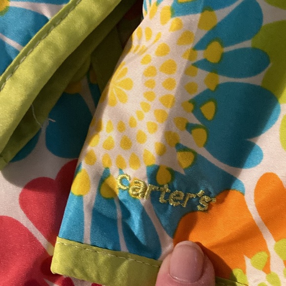 Toddler rain jacket-Carters. fun, bright fleece lined, hooded. . - Picture 10 of 12